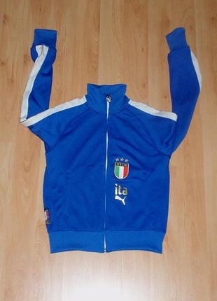 Женская спортивная кофта/олимпийка puma dry italia 9 jacket women under era original s-m italy ea7 fc