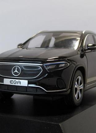 Mercedes-benz eqa h243 2021, herpa. 1:43 коробка и бокс. мерседес бенц