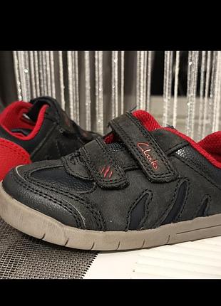 Кроссовки кожаные clarks синие красные 23 кроссовки кларкс