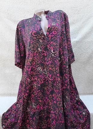 Ярусное платье,р54🦋🌺🌸🌷