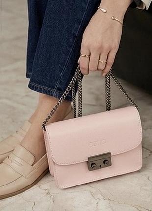 Сумка cross-body, натур шкіра , estro