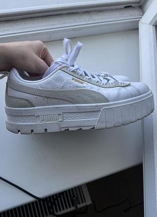 Кеды женские puma, кожа, оригинал. 40 размер, 25,5 см