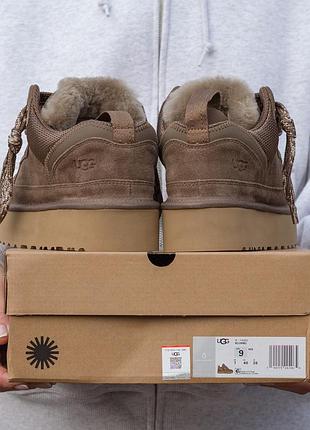 Ugg lowmel sneaker platform brown-olive 8