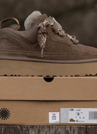 Ugg lowmel sneaker platform brown-olive 7