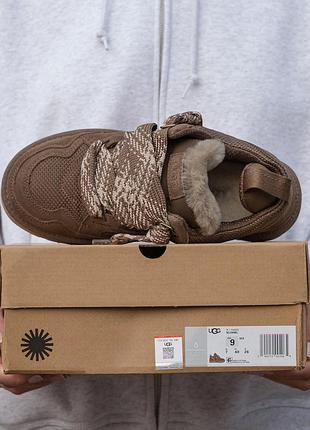 Ugg lowmel sneaker platform brown-olive 10