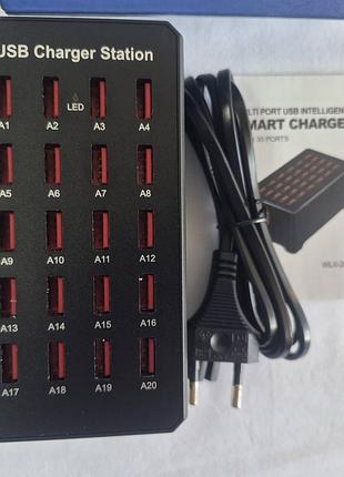 Многопортовая зарядная usb-станция модель wt268