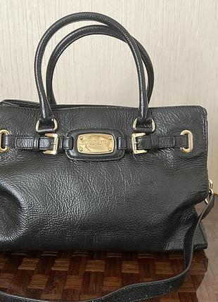 Шкіряна жіноча сумка michael kors