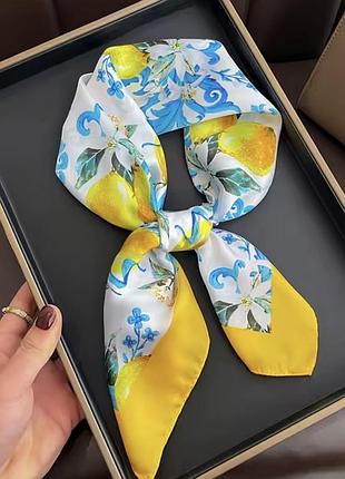 Шовкова хустка платок шелк шарф