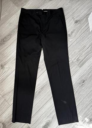 Штани жіночі класичні reserved чорні super slim fit розмір 48