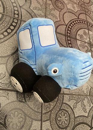 Мягкая игрушка синий трактор