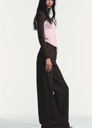 Джинси trf extra wide leg zara original spain