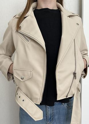 Косуха  з еко шкіри zara s