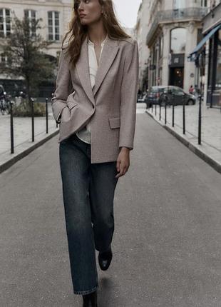 Піджак вовняний zara