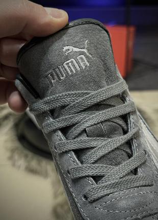 Кросівки puma speedcat, сірі замша 4