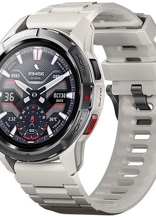 Смарт-часы xiaomi mibro gs active white + дополнительный ремешок