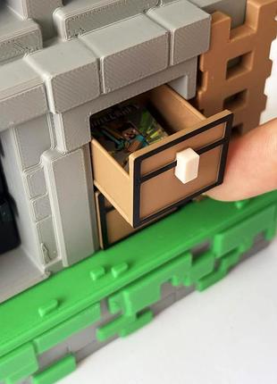 🧱 стенд для фігурок kinder joy у стилі minecraft rockhaven‼️ 5