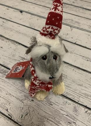Іграшка статуетка заєць новорічний зайчик декор німеччина