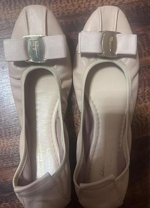 Балетки 38-38,5 salvatore ferragamo