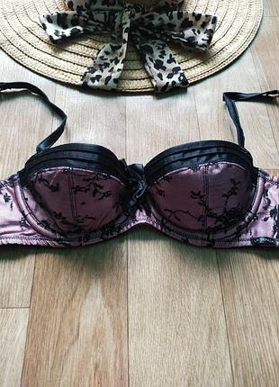 Эффектный бюстгальтер с натуральным шелком 40% la senza