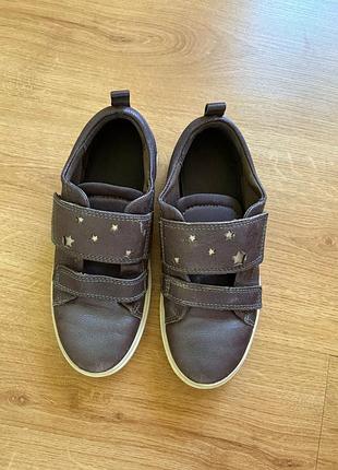 Туфли мокасины на девочку34р 4