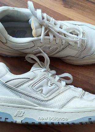 Кожаные кроссовки new balance 550