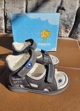 Детские ортопедические босоножки tom.m, 22 размер