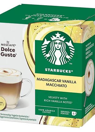 Nescafé dolce gusto starbucks madagascar vanilla macchiato 12 шт (6 порций)