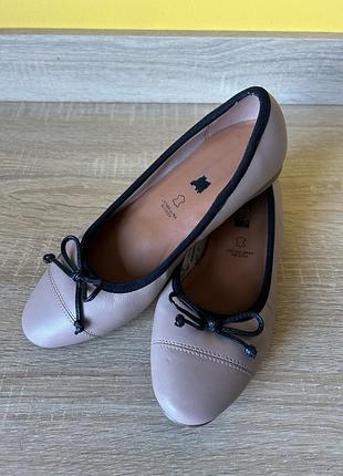 Туфлі балетки шкіряні marks&spencer 37 р.