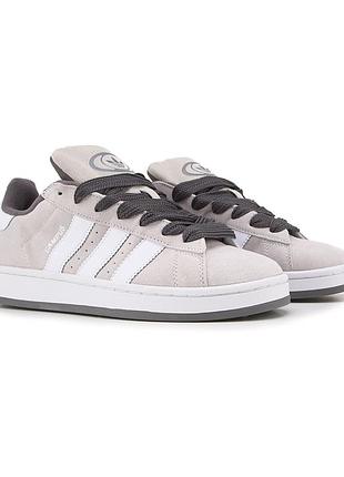 Женские кроссовки adidas campus 00s light grey v2 (42-45 размер)