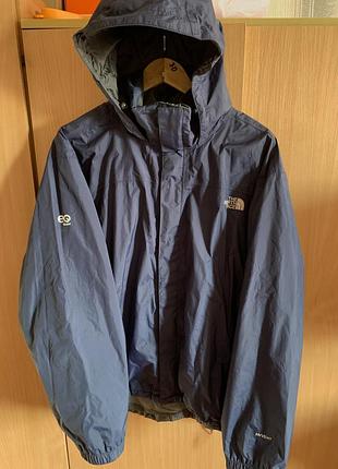 Вітровка the north face hyvent синя нейлон розмір xl