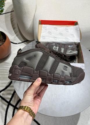 Кроссовки nike air more uptempo low baroque brown