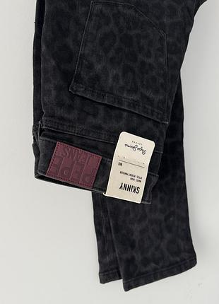 Джинси в лео принт - pepe jeans regent panther