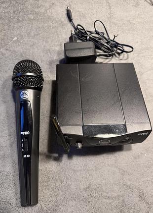 Радіосистеми ht 40 mini pro (ручний мікрофон у системі akg wms40 mini)