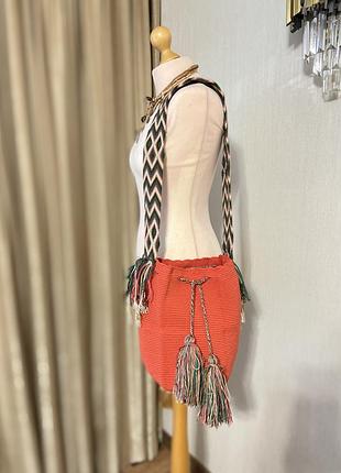 Wayuu mochila вʼязана сумка мішок вязаная етносумка этно кино бохо