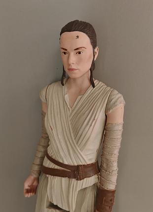 Star wars rey jedi hasbro plastic figure/toy moveable joints 3