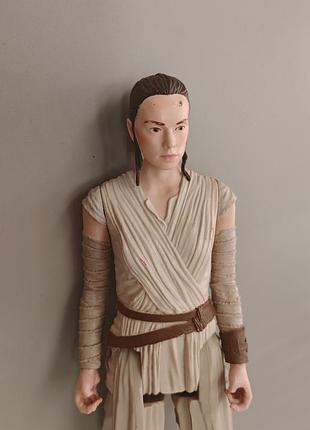 Star wars rey jedi hasbro plastic figure/toy moveable joints 4
