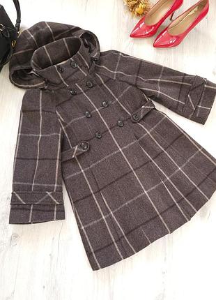Пальто с капюшоном, от zara