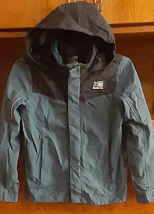 Дышащая ветровка на мальчика 9-10 лет для дома от karrimor.
