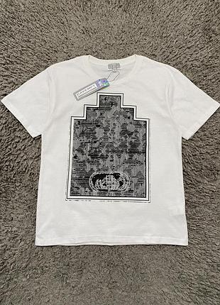 Футболка cav empt чоловіча з принтом біла made in japan
