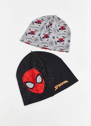 3-6 р набор из 2 шапок бини шапка для мальчика с принтом spider man человек паук lc waikiki уайки