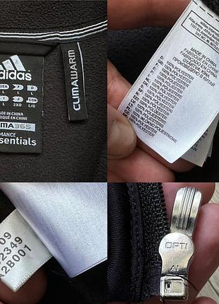Вінтажна флісова кофта олімпійка adidas essentials 9
