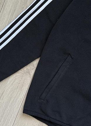 Вінтажна флісова кофта олімпійка adidas essentials 4