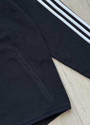 Вінтажна флісова кофта олімпійка adidas essentials 5