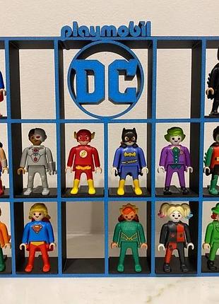 Стенд для фігурок playmobil підставка для колекції dc kinder