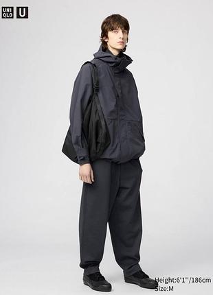Спортивні штани uniqlo u чорні airism cotton joggers