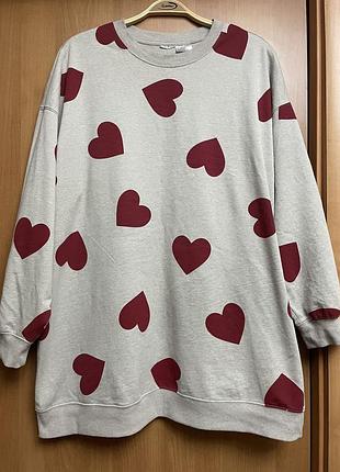 Фірмовий світшот 100% котон для пишних форм