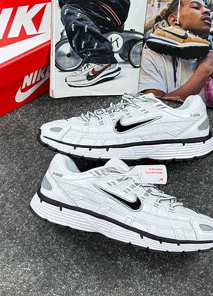 Кросівки чоловічі/жіночі nike p-6000 white