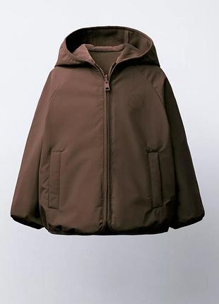 Шоколадна курточка zara 116