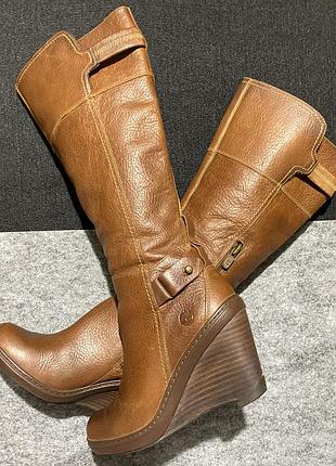Чоботи жіночі натуральна шкіра,демісезон,сапоги timberland ,37р