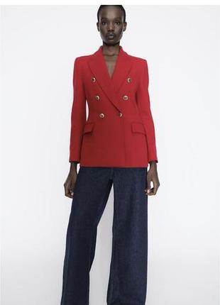Піджак zara, оригінал, розмір  s, червоний колір